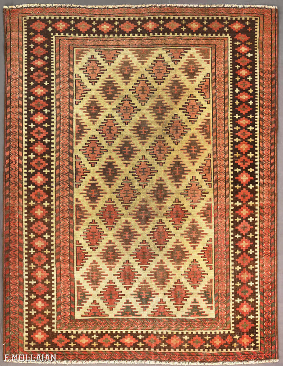 Antique Afghan Bashir Rug n°:79332034